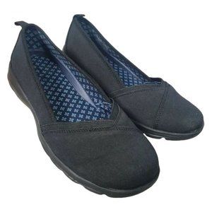 Lands End W Gatas Slip On Black